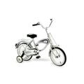Morgan Cycle 14 in. Cruiser Bicycle with Training Wheels in Silver 41116